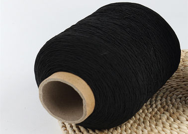 China Schwarzes Polyester-elastischer Faden, Garn des Latex-100# für elastische Schnur fournisseur